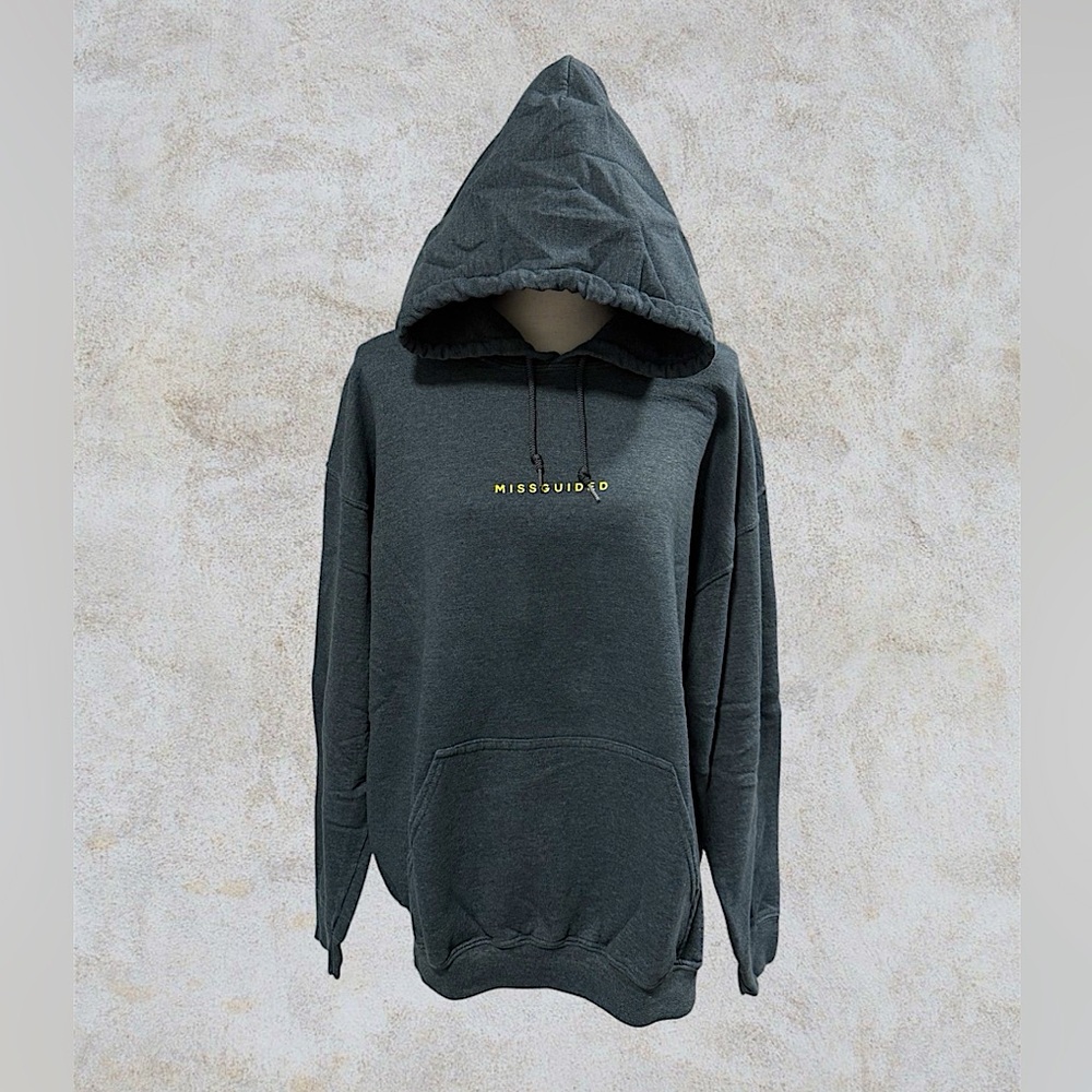 Missguided + Charcoal Hoodie